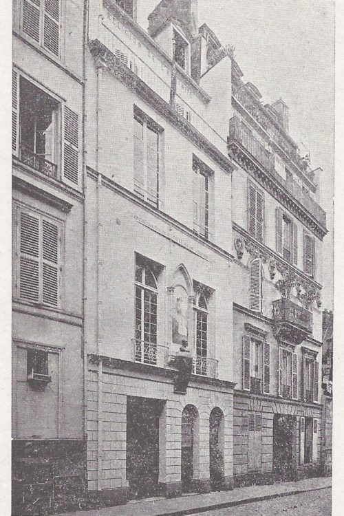 facade rue payenne 16,5 x 12 cm